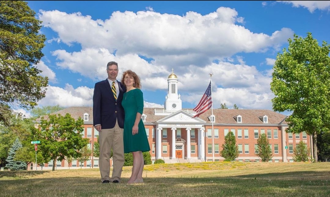 Chris Gibson with wife Mary Jo